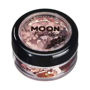 moon Chunky Glitter - Rosé Gold - 3 gram