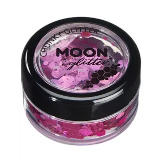 moon Chunky Glitter - Pink - 3 gram
