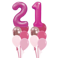 Double Numbers Pretty Pink Age Set
