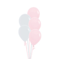 Staander Baby Pink - 5 Heliumballonnen