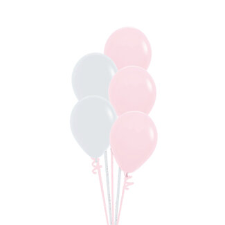 Sempertex Staander Baby Pink - 5 Heliumballonnen