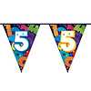 Haza-Witbaard Vlaggenlijn Colorful Numbers - 5 Jaar