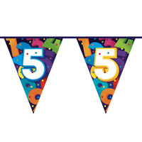 thumb-Vlaggenlijn Colorful Numbers - 5 Jaar-1