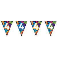 thumb-Vlaggenlijn Colorful Numbers - 4 Jaar-2