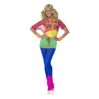 Smiffy's Let's Get Physical Girl Costume