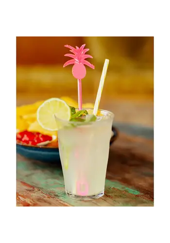 Roerstokjes Ananas - 12 st - 23.5 cm 