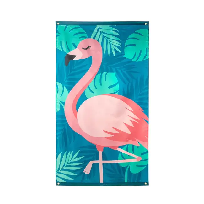 Mega Vlag Let's Flamingo - 150x90cm
