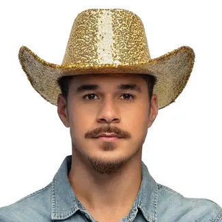 Boland Cowboy Hoed Rodeo Party - Goud