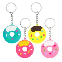 Uitdeel - Sleutelhangers Donut - 4 stuks