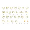 PartyDeco Letter Stickers - Gold