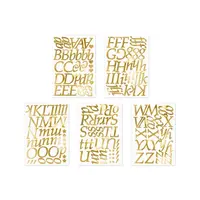 thumb-Letter Stickers - Gold-3
