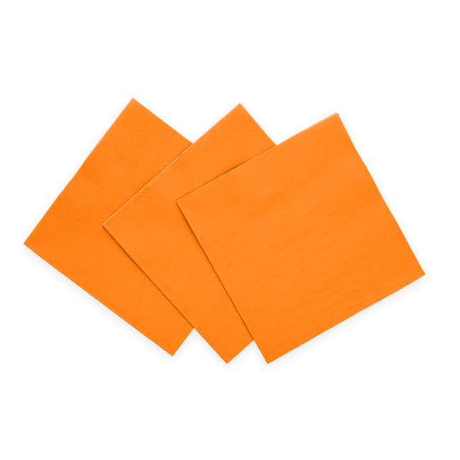 Servetten - Oranje - 20 stuks - 33cm