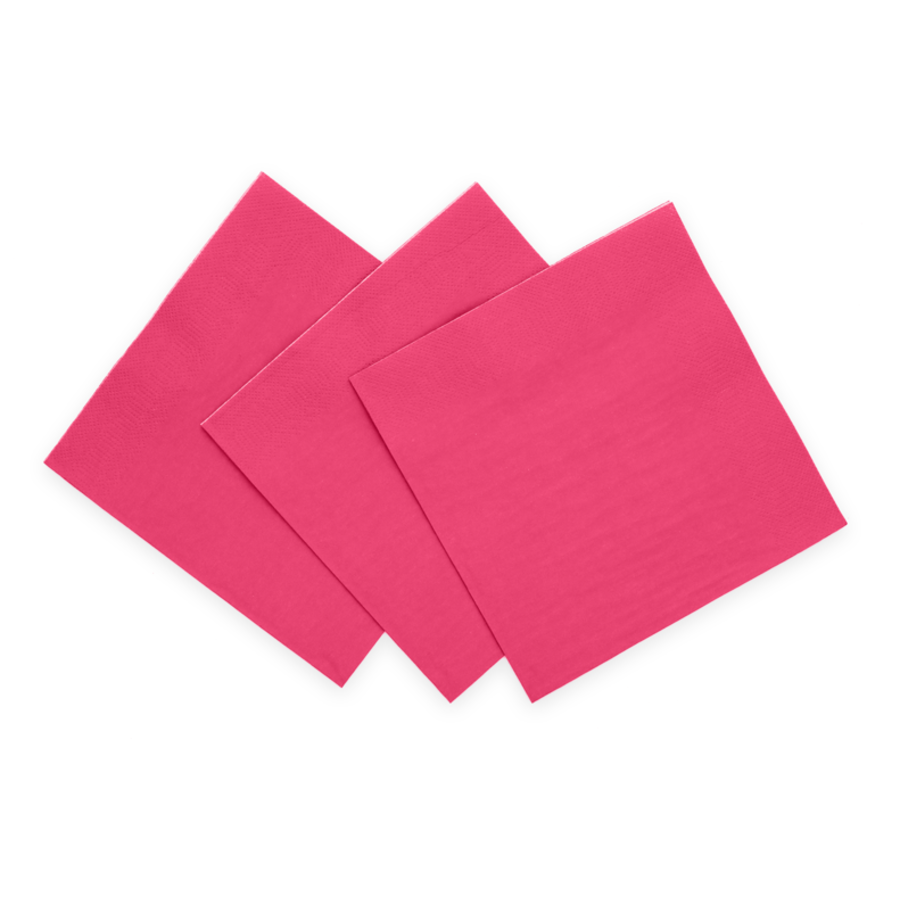 Servetten - Hot Pink - 20 stuks - 33cm-1