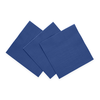 PartyDeco Servetten - Donker Blauw