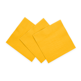 PartyDeco Servetten - Geel