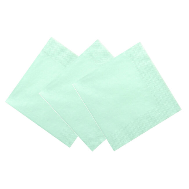 Servetten - Mint - 20 stuks - 33cm