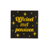 Paperdreams Classy Party Servetten Pensioen - 16 st - 33cm