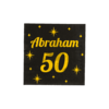 Paperdreams Classy Party Servetten Abraham 50 - 16 st - 33cm