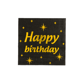 Paperdreams Classy Party Servetten Happy Birthday