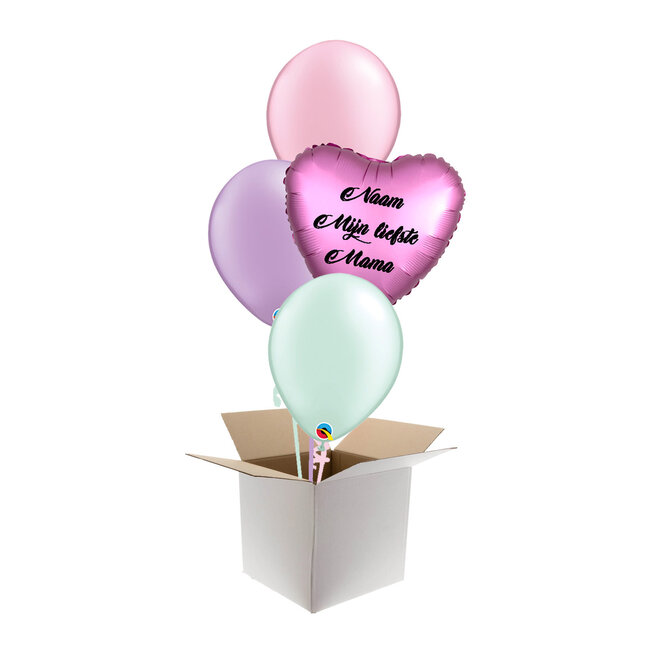 Moederdag Set Pastel Met Eigen Naam