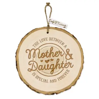 Miko Decoratie Boomschijf - Mother & Daughter - 14x14cm