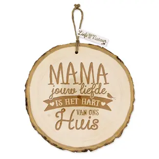 Miko Decoratie Boomschijf - Mama