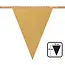 Boland Sparkling Gold Glitter Vlaggenlijn - 6 meter - 16X20CM