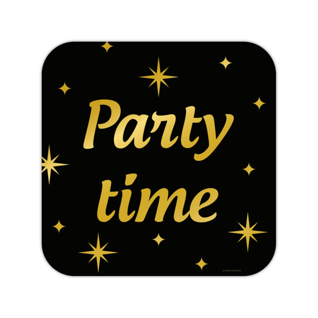 Classy Party Decoration Sign - Party Time