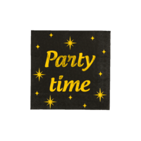 Classy Party Servetten Party Time - 16 st - 33cm