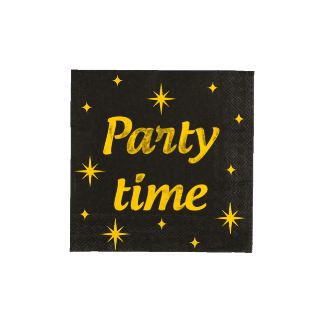 Classy Party Servetten Party Time - 16 st - 33cm