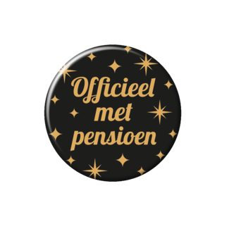 Paperdreams Classy Party Button - Pensioen