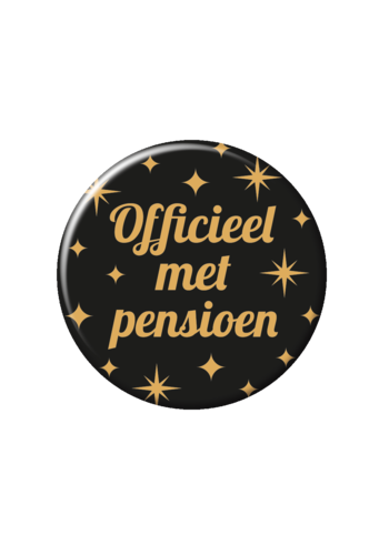 Classy Party Button - Pensioen 