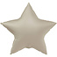 Folieballon Ster Creamy Latte - 45cm