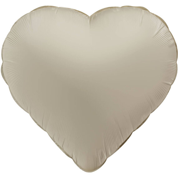 Folieballon Hart Creamy Latte