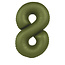 Folat Folieballon 8 Olive Green - 86 cm
