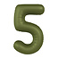 Folat Folieballon 5 Olive Green - 86 cm