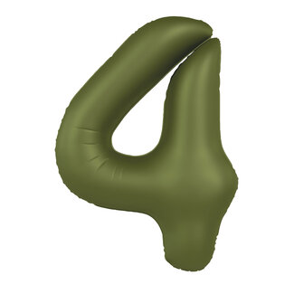 Folat Folieballon 4 Olive Green - 86 cm