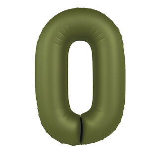 Folat Folieballon 0 Olive Green - 86 cm