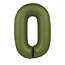 Folat Folieballon 0 Olive Green - 86 cm