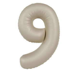 Folat Folieballon 9 Creamy Latte - 86 cm