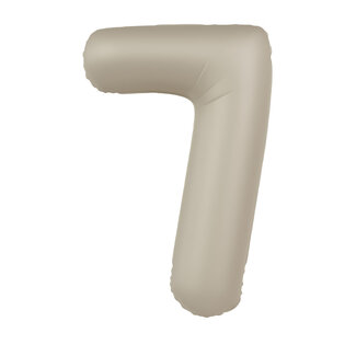 Folat Folieballon 7 Creamy Latte - 86 cm
