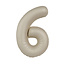 Folat Folieballon 6 Creamy Latte - 86cm