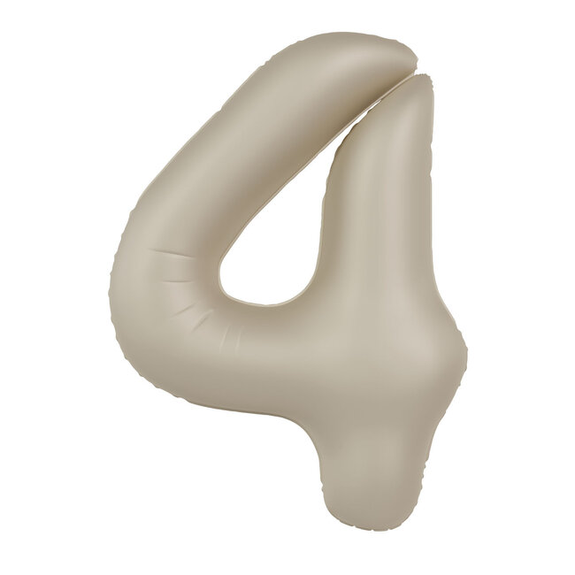 Folieballon 4 Creamy Latte