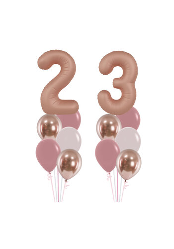 Double Numbers Vintage Rose Set 