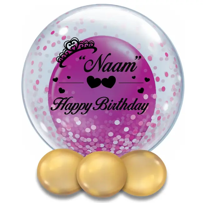 Bedrukte Ballon - Happy Birthday Girl