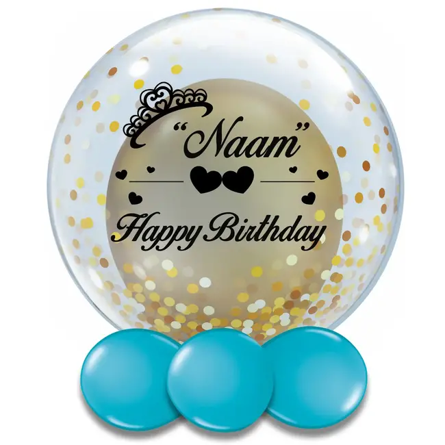 Bedrukte Ballon - Happy Birthday Girl