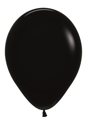 Helium Ballon Zwart (28cm) 