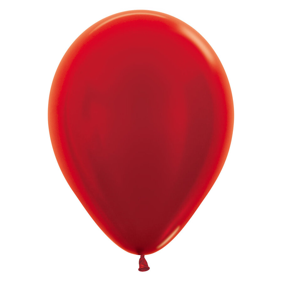 Helium Ballon Rood Metallic (28cm)-1