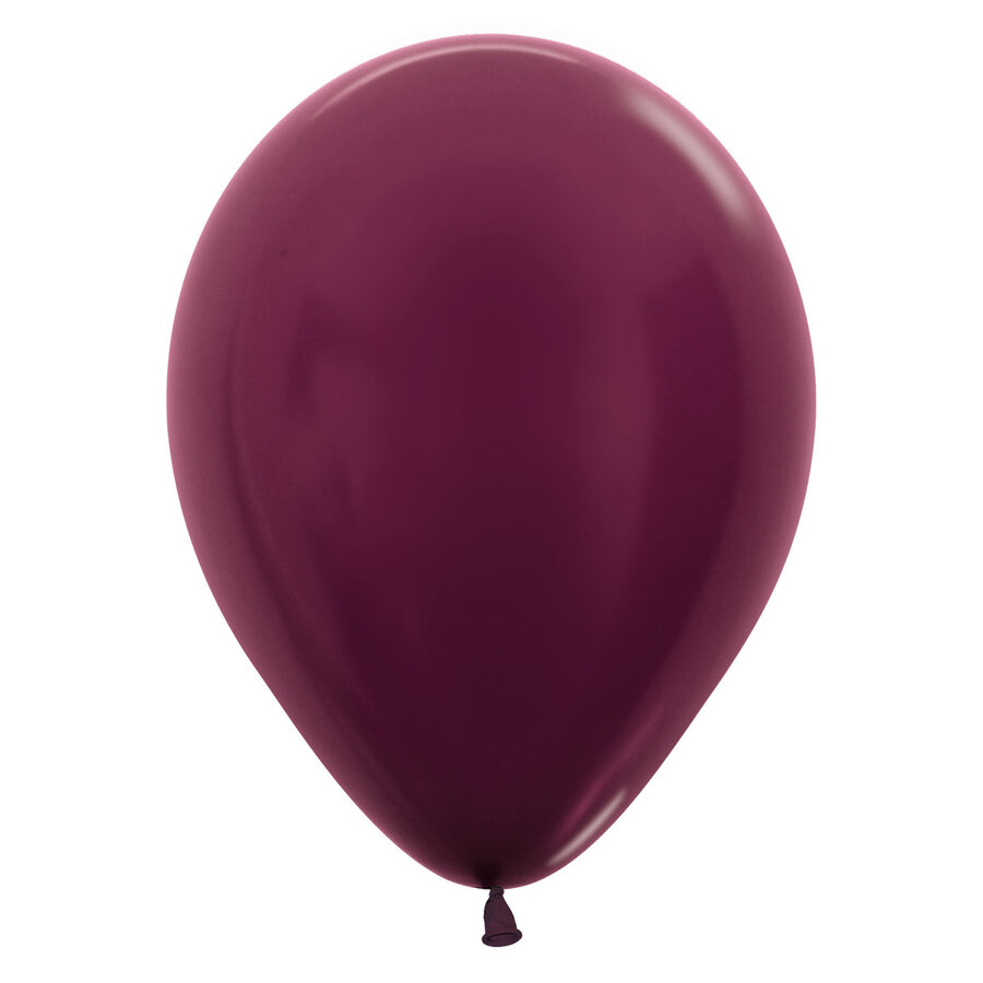 Helium Ballon Bordeaux Metallic (28cm)-1