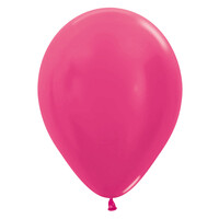 Helium Ballon Fuchsia Metallic (28cm)